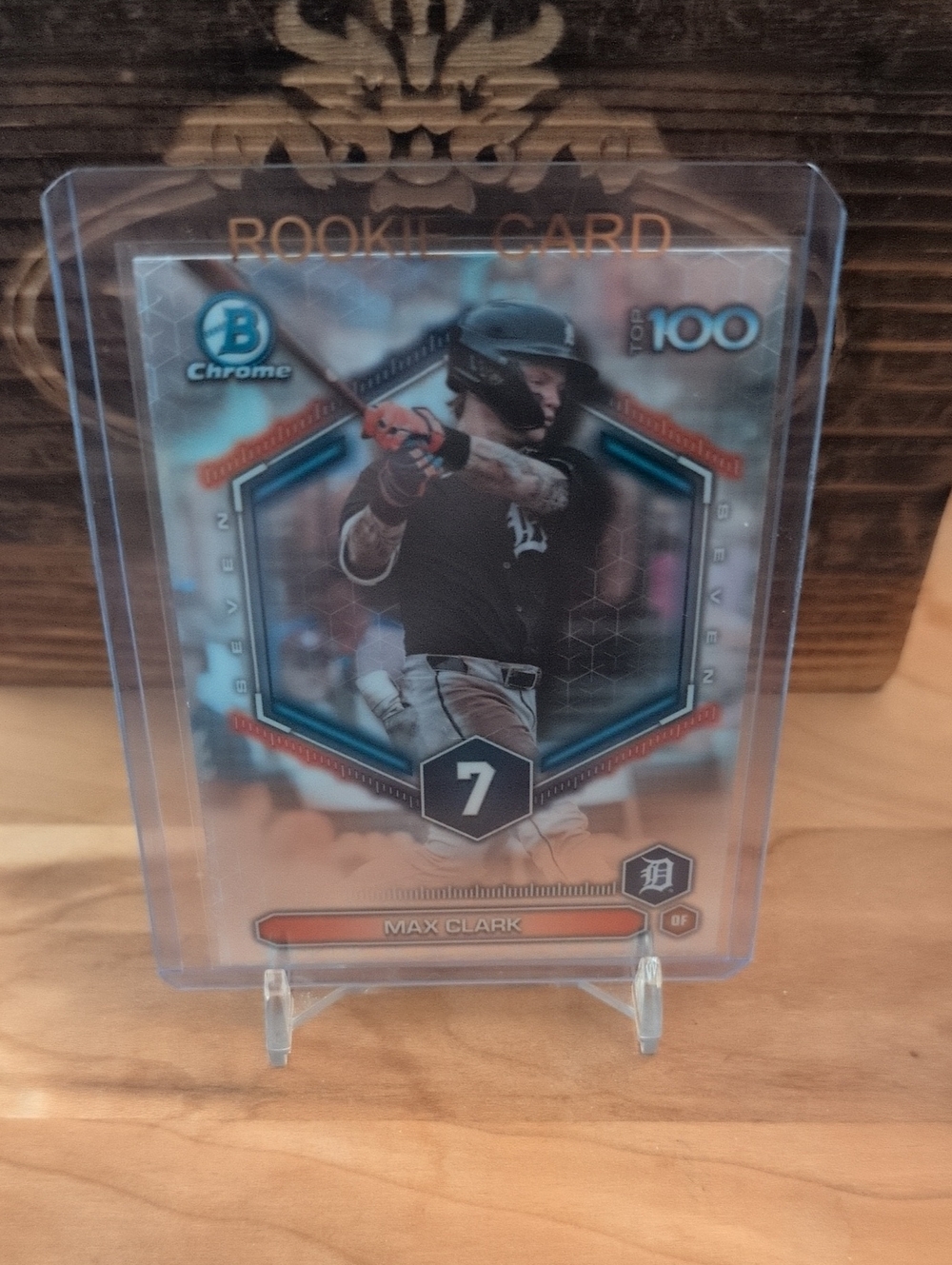 2026 Bowman Chrome Max Clark Top 100 Prospects Rookie Card Tigers